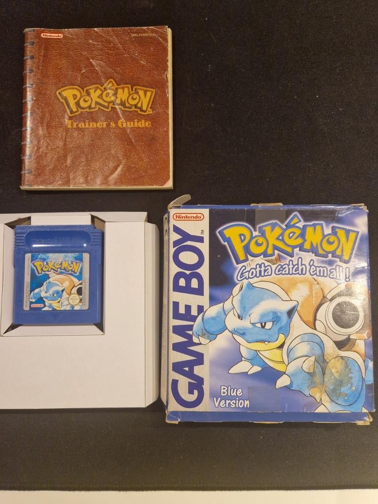 Pokemon Blue gameboy gba origineel met doos, Consoles de jeu & Jeux vidéo, Jeux | Nintendo Game Boy, Enlèvement ou Envoi