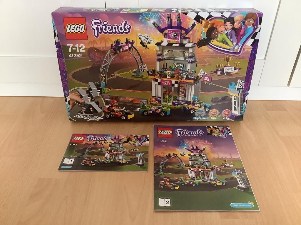 Lego Friends 41352 Racecircuit, Ophalen, Zo goed als nieuw, Complete set, Lego