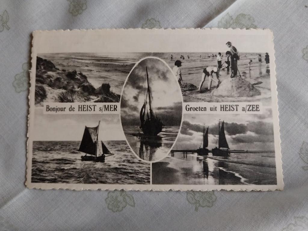 oude postkaarten van " De Belgische kust ", Ophalen of Verzenden, 1960 tot 1980, Gelopen, West-Vlaanderen