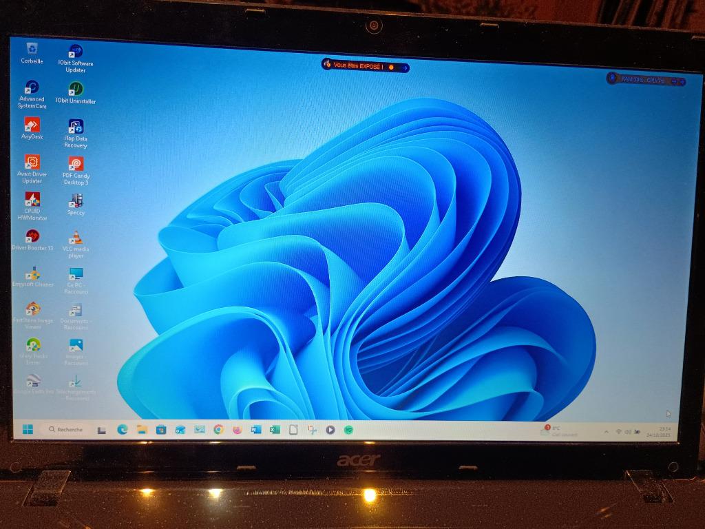 PC portable acer 7750G 17,3" i5-2430M@2.40GHz Win 11p, I5-2430M, Enlèvement ou Envoi, 17 pouces ou plus, 8 GB