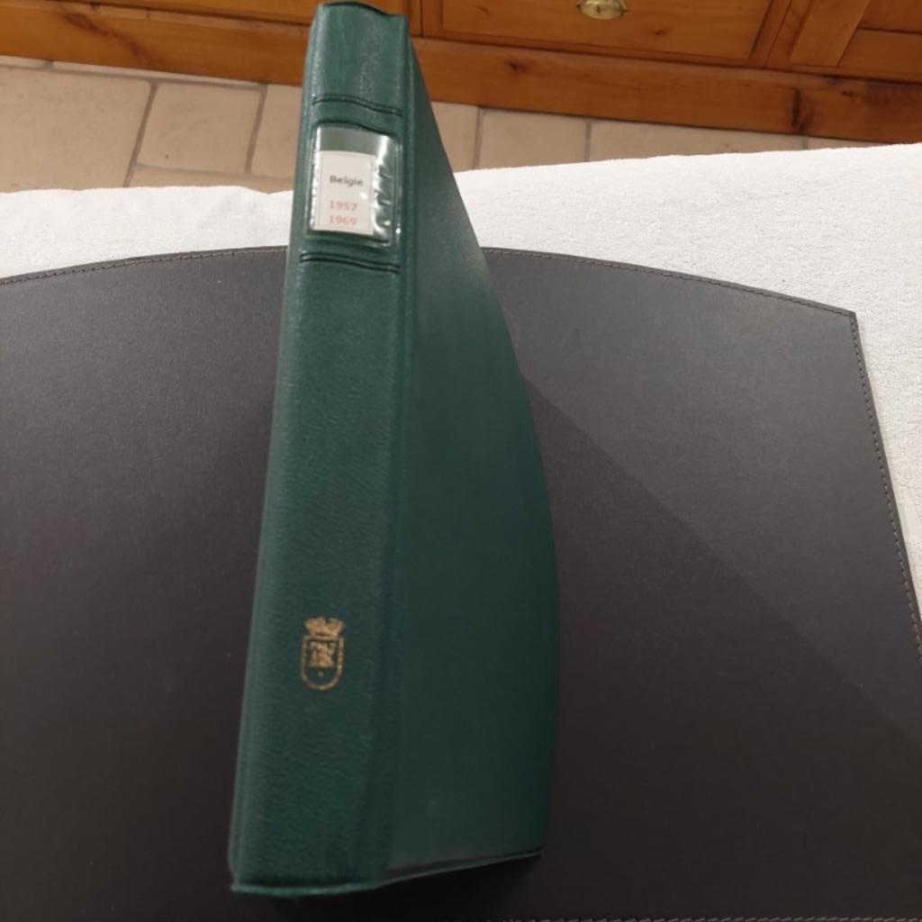 70% compleet LINDNER album - België 1957 tot 1969, Postzegels en Munten, Ophalen of Verzenden, Gestempeld, Gestempeld