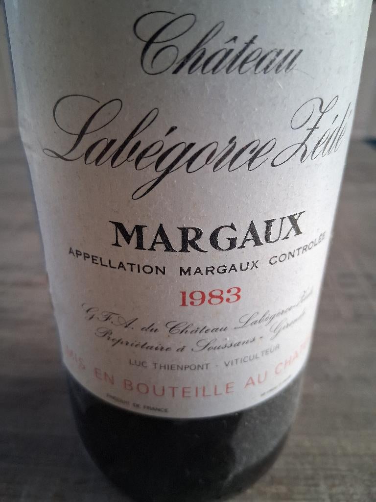 VIN MARGAUX 1983, Enlèvement ou Envoi
