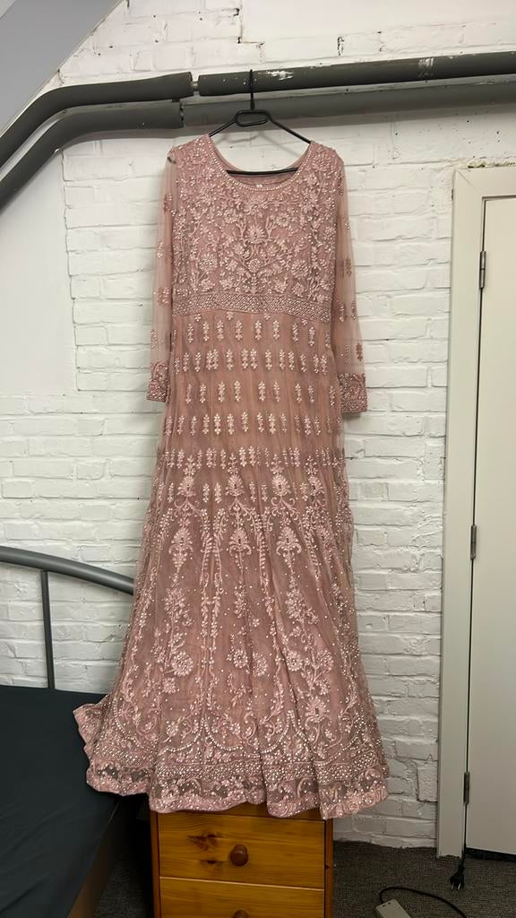 Indisch jurk, Kleding | Dames, Ophalen, Zo goed als nieuw, Maat 38/40 (M)