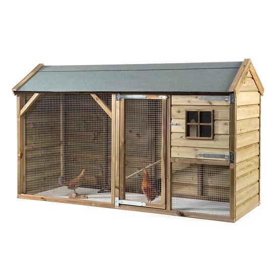Houten Kippenhok Kiki | Nachthok + Overdekte Ren | Glorenza, Dieren en Toebehoren, Ophalen of Verzenden, Nieuw, Kippenhok of Kippenren