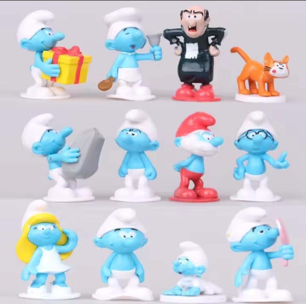 Smurfen figuren - 1 set, Kinderen en Baby's, Speelgoed | Actiefiguren, Verzenden, Nieuw