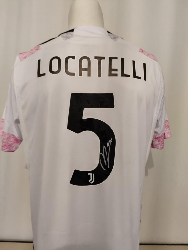 Mooi Juventus shirt gesigneerd door Locatelli met coa!, Enlèvement ou Envoi, Neuf, Maillot