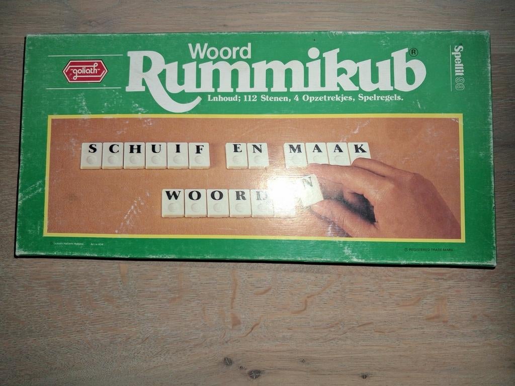 Woord rummicub, Hobby en Vrije tijd, Ophalen of Verzenden