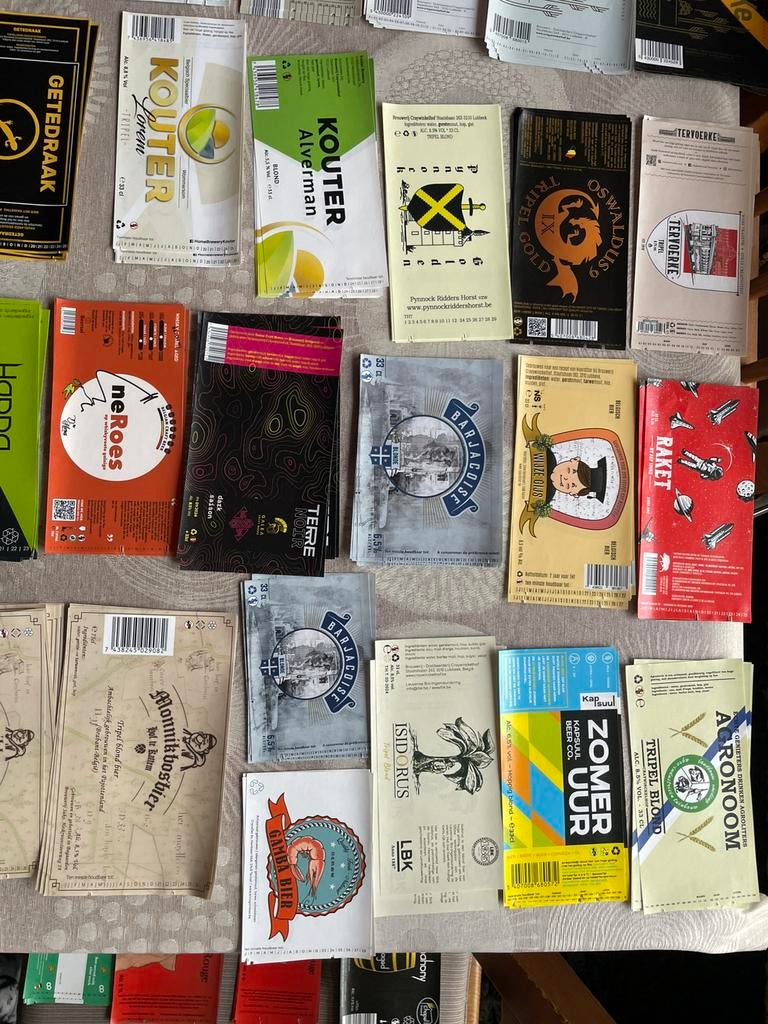 Bier etiketten, Ophalen of Verzenden, Zo goed als nieuw, Overige typen