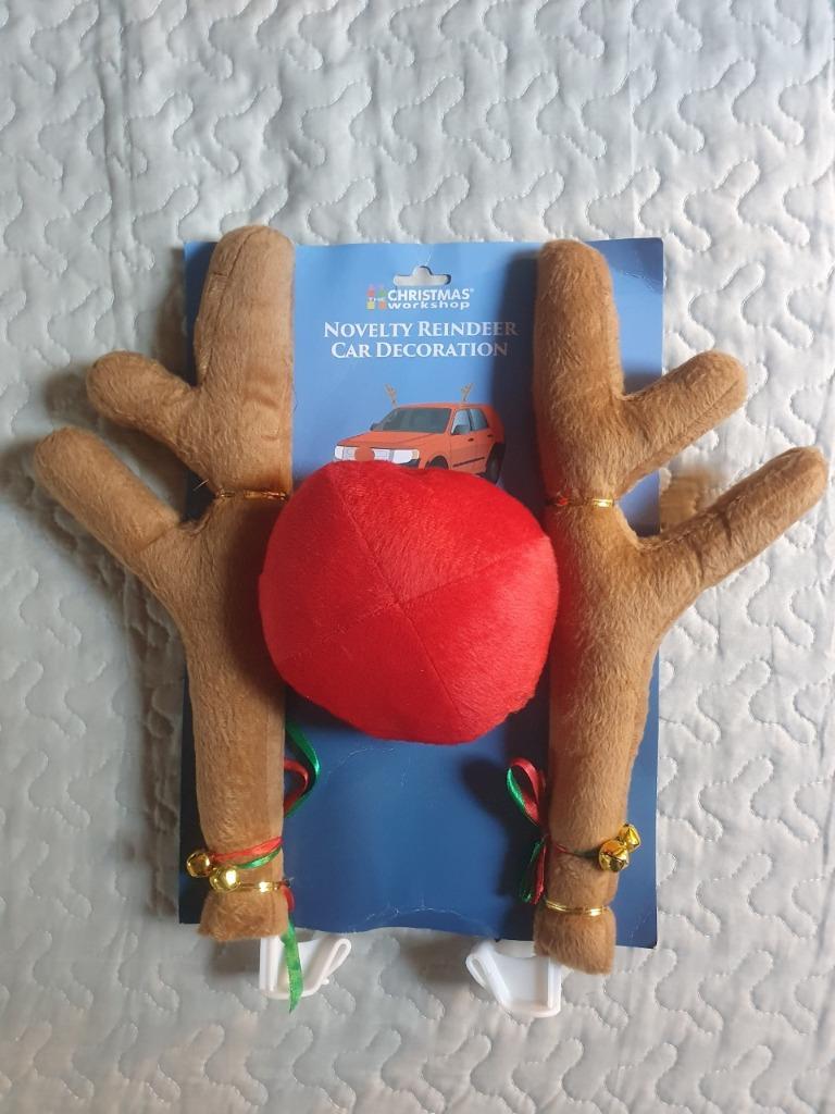 Rode neus rendier auto Kerst, Diversen, Kerst, Ophalen, Zo goed als nieuw