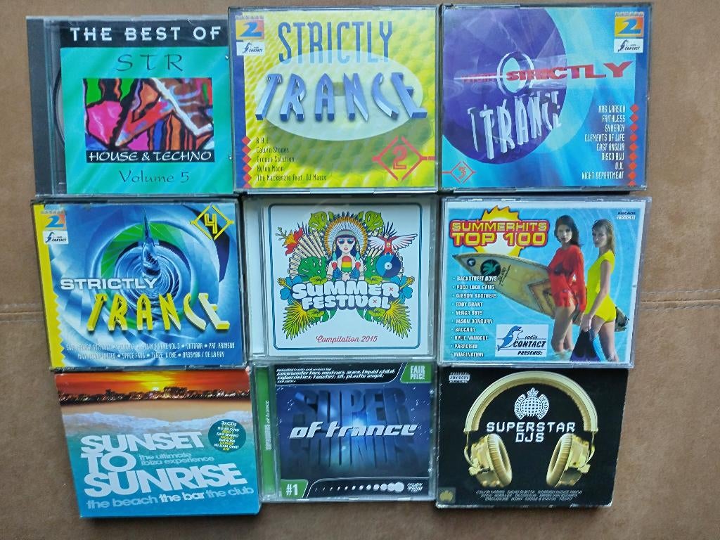 CD * DANCE-TRANCE-RETRO-CLUB-HITS ... * 8 € PER CD BOX, Ophalen of Verzenden, Zo goed als nieuw