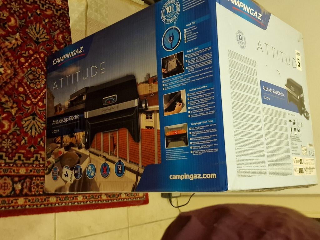 Campingaz attitude 2go Electric bbq - Nieuw en ongeopend, Ophalen of Verzenden, Nieuw, Campingaz