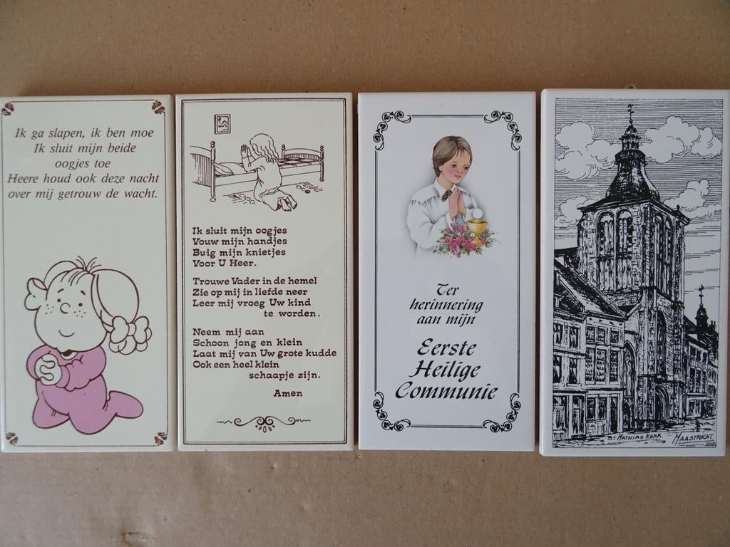 Collectie vintage religieuze tegels Mosa 19 euro per stuk, Antiek en Kunst, Ophalen of Verzenden