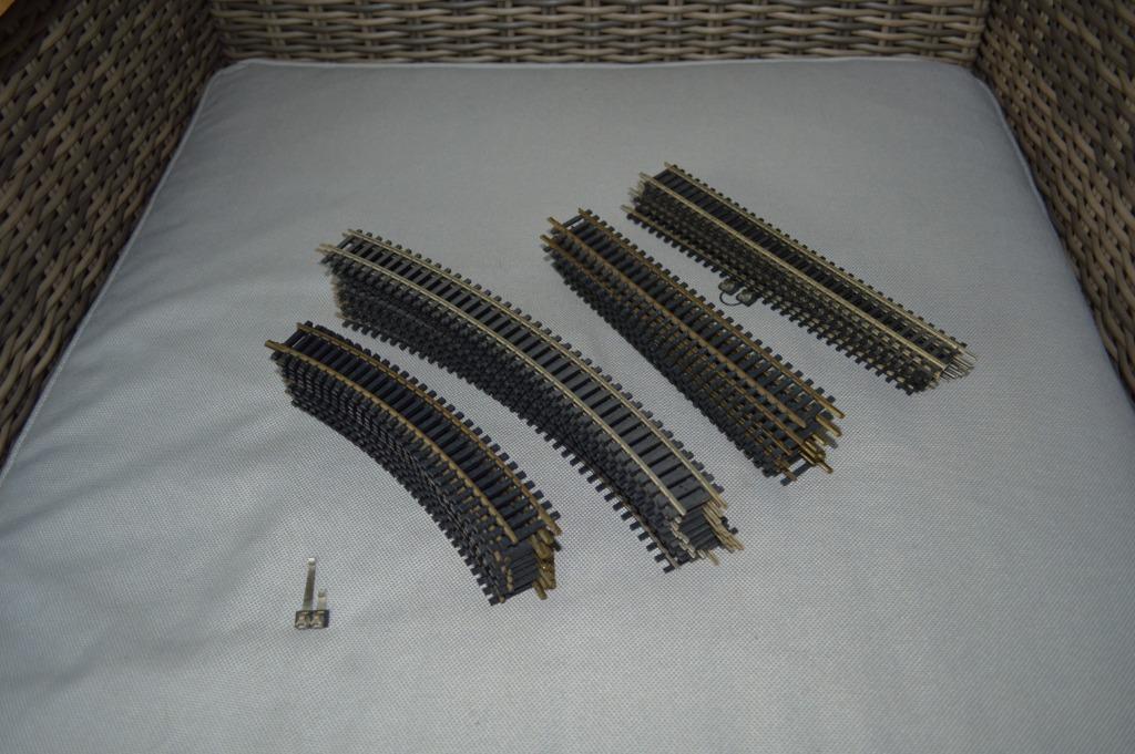 Roco/Fleischmann : 42 messing sporen, Gelijkstroom, Fleischmann, Analoog, Nieuw