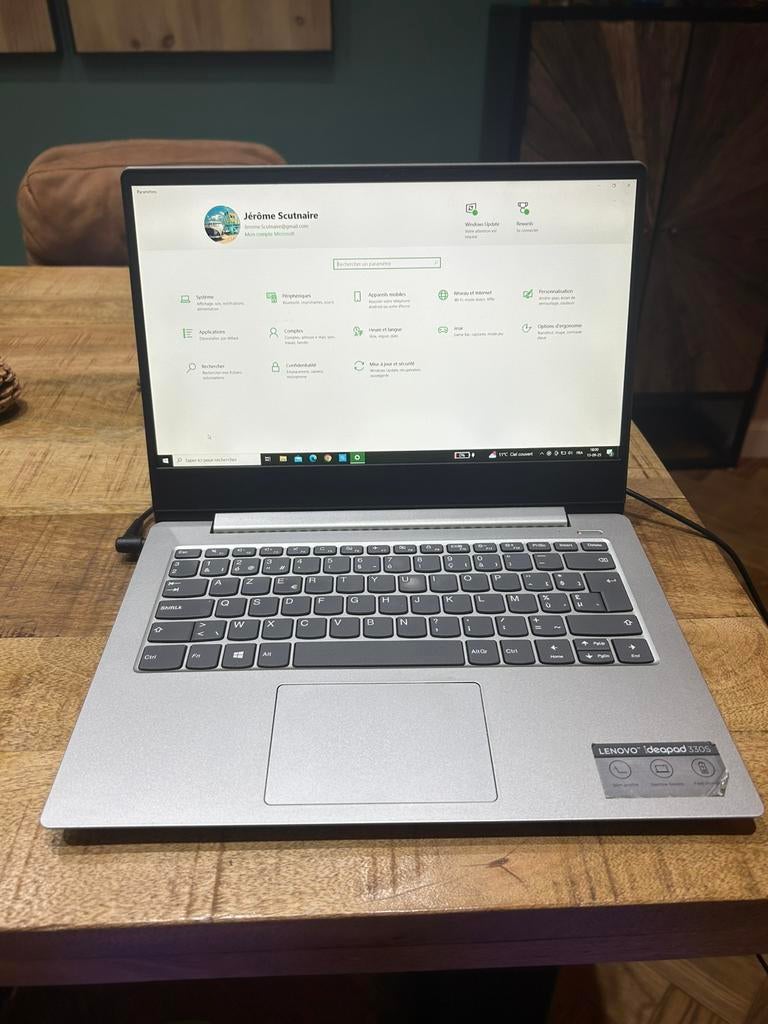 Ordinateur portable lenovo, Informatique & Logiciels, Enlèvement ou Envoi, Comme neuf, 14 pouces