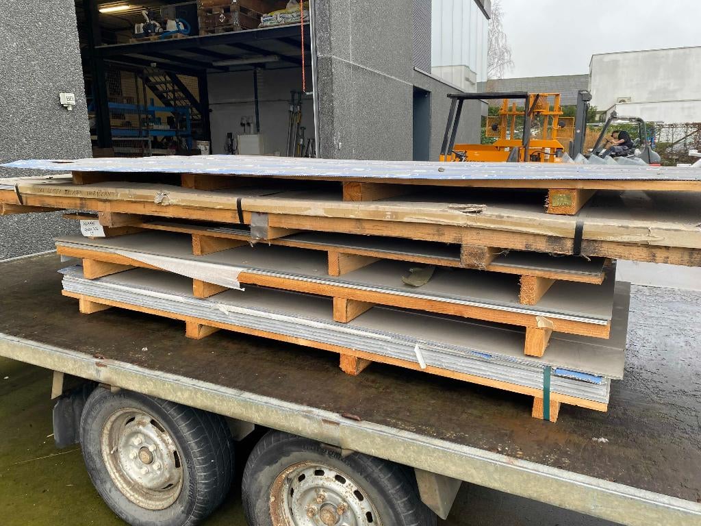 Stalen en aluminium platen, Doe-het-zelf en Bouw, Metalen, Ophalen, Nieuw, Aluminium