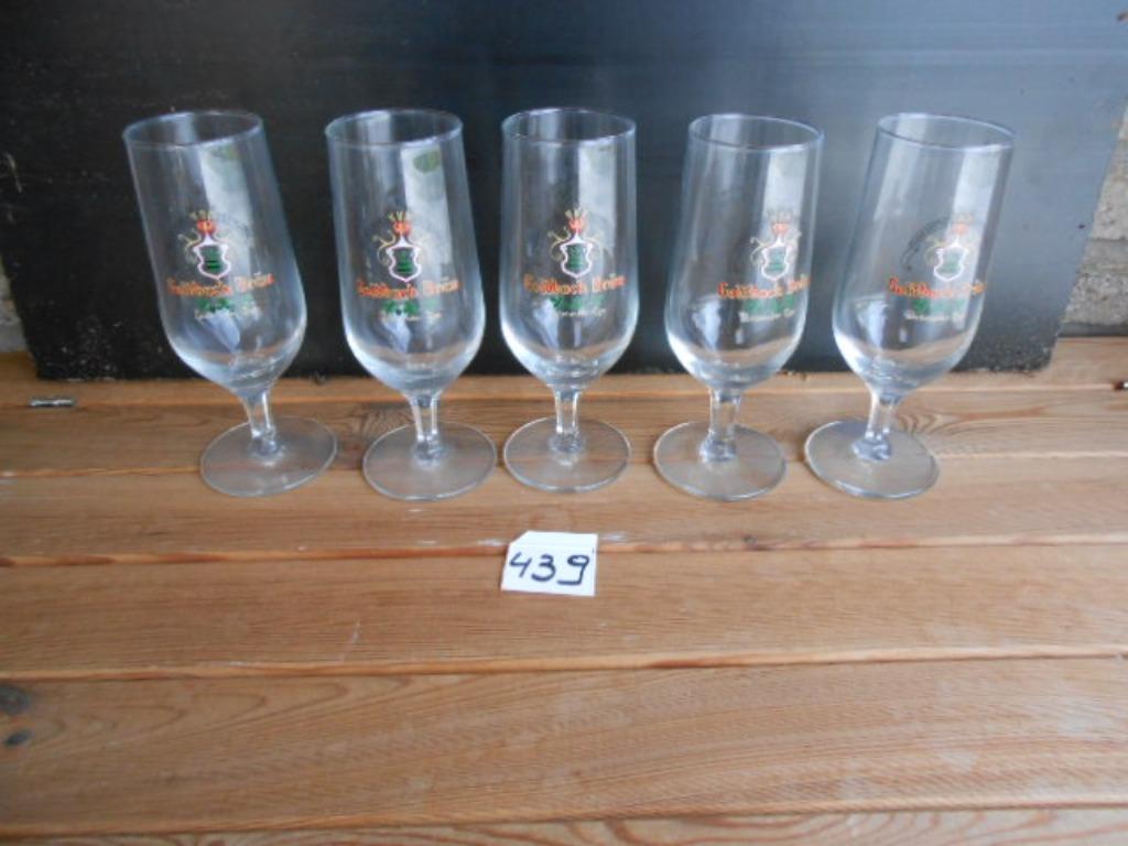 Goldbach Brau Dortmunder Type numéro 5 pièces, Enlèvement ou Envoi, Comme neuf, Verre ou Verres