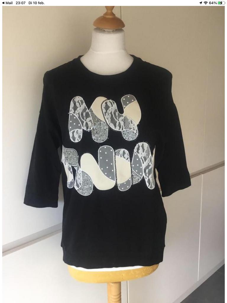 Twinset nieuw shirt maat S (36), Zwart, Nieuw, Ophalen of Verzenden, Lange mouw