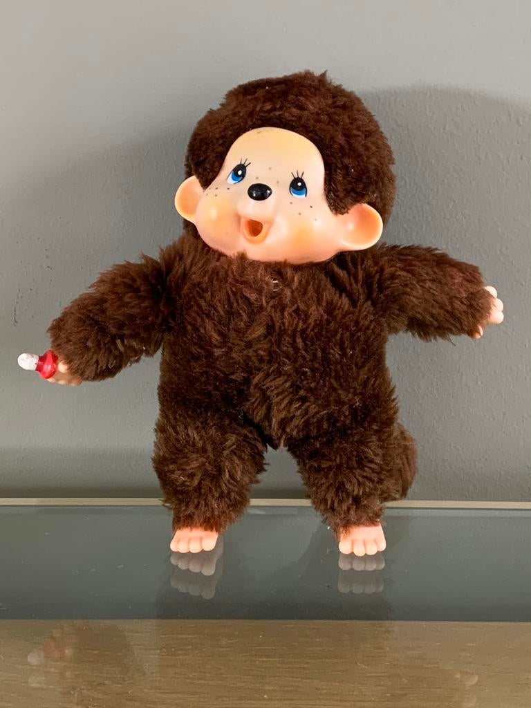 Vintage Monchhichi aapje 17cm, Ophalen, Gebruikt, Overige typen