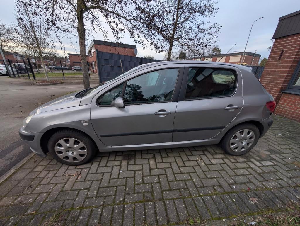 Peugot 307 te koop. Rijdt en stuurt goed.  Zie keuringfoto!, Argent ou Gris, Achat, 65 kW, Boîte manuelle