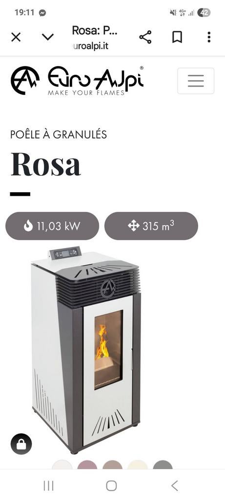 Poêle a pellet 11kw !!!, Enlèvement