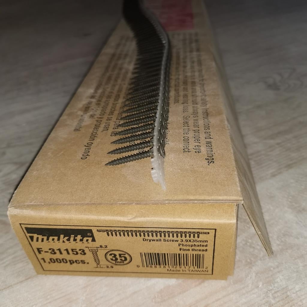 Makita gipsplaat schroeven op band 35mm, Enlèvement