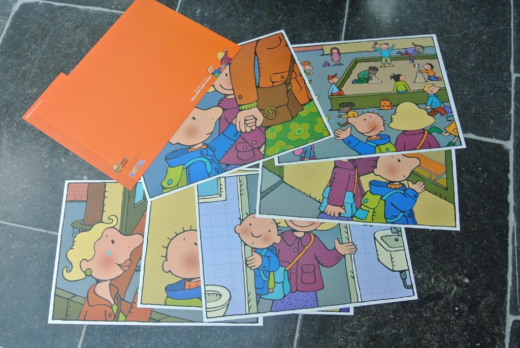 grote vertelplaten Jules naar school, Ophalen of Verzenden