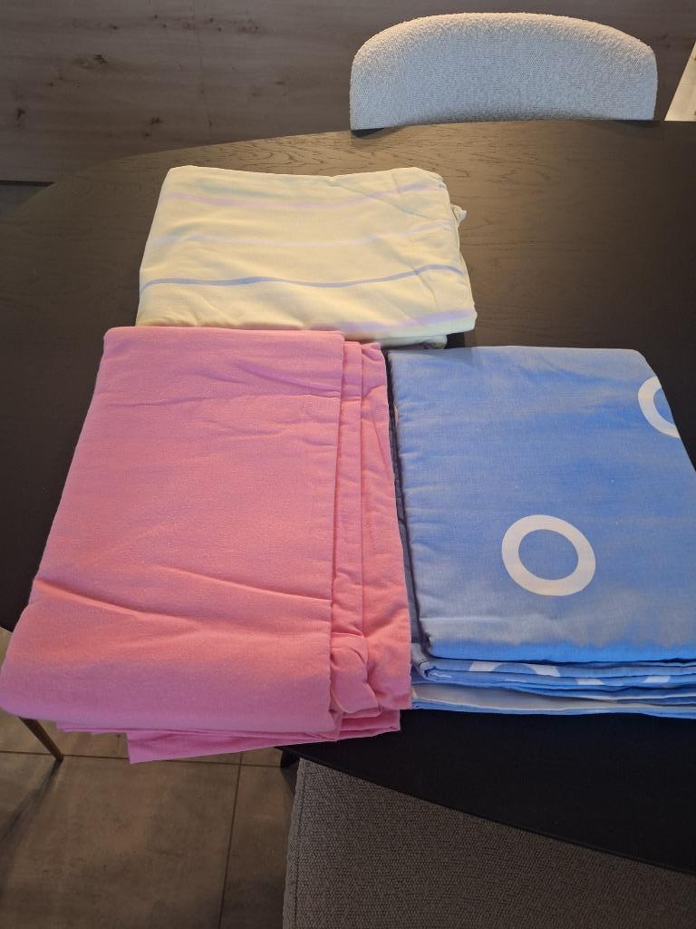 Lot de housse de couette 100% coton., Autres couleurs, Housse de couette, Enlèvement, Utilisé