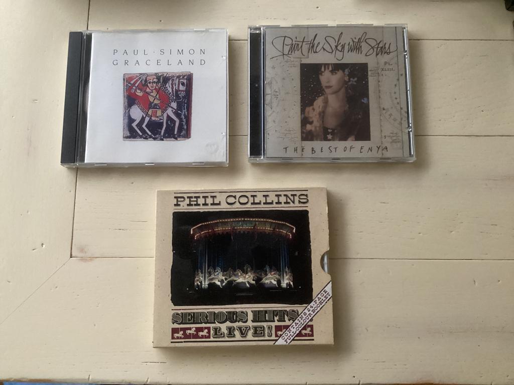 3 cd’s Phil Collins, Paul simon, Enya, Ophalen of Verzenden, Zo goed als nieuw