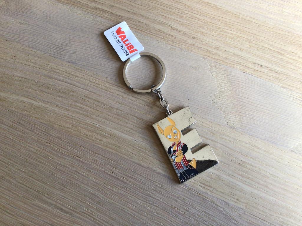 Sleutelhanger Walibi, letter E, Ophalen of Verzenden, Nieuw