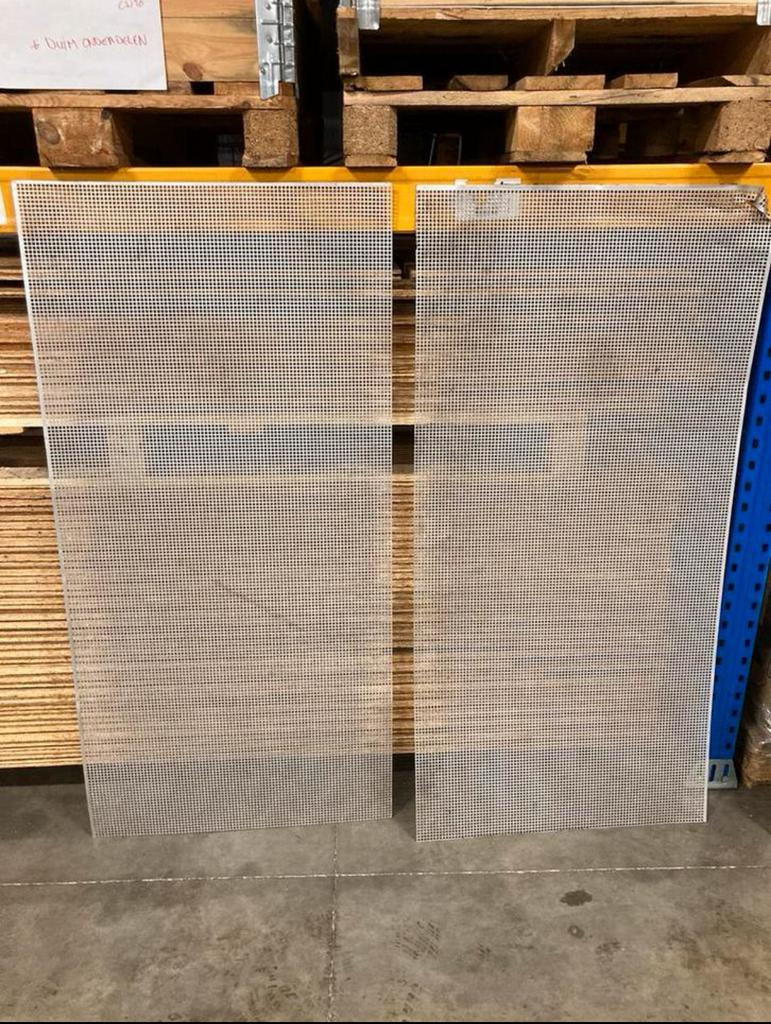 Geperforeerde platen aluminium rvs staal strekmetaal messing, Doe-het-zelf en Bouw, Platen en Panelen, Zo goed als nieuw, Ophalen