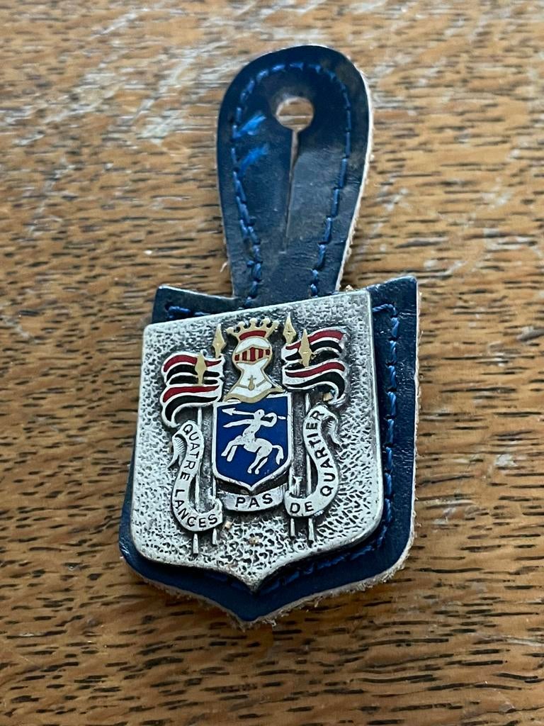 Cintre à poitrine 4th Lancers, Envoi, Armée de terre, Emblème ou Badge