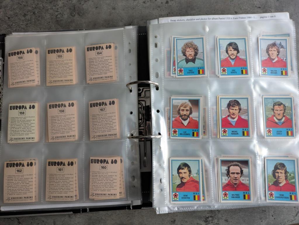 ENSEMBLE COMPLET DE FOOTBALL PANINI EUROPA 80 + ALBUM VIERGE, Envoi, Neuf