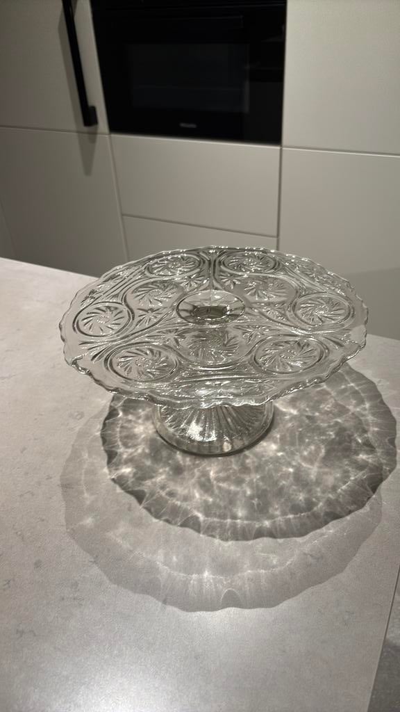 Oude taartschotel 27 cm, Antiek en Kunst, Ophalen of Verzenden