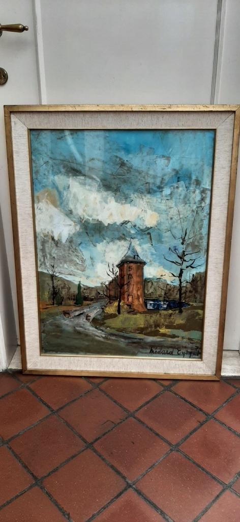 Schilderij van Medard tytgat, Ophalen