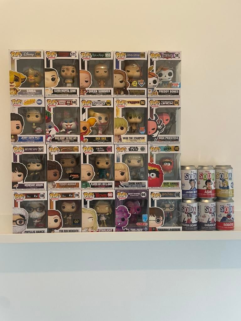 Funko pop/soda lot, Collections, Enlèvement, Comme neuf
