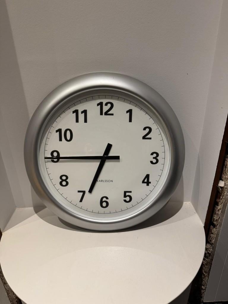 Wandklok, Huis en Inrichting, Ophalen, Zo goed als nieuw, Analoog, Wandklok