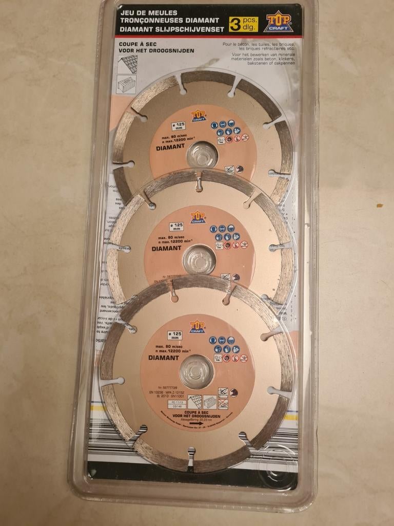 Diamant slijpschijvenset, Doe-het-zelf en Bouw, Gereedschap | Slijpmachines, Ophalen