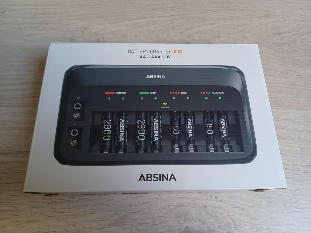 Absina X10 chargeur batteries, Enlèvement