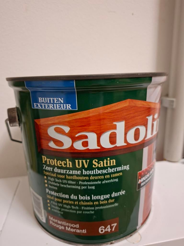 Sadolin Protech UV Satin, Meranti 2,5 litres, neuf, Bricolage & Construction, Enlèvement