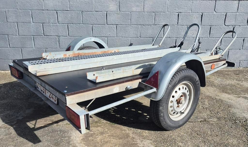 Remorque 3 motos à louer, Enlèvement, Utilisé