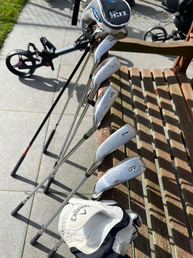 Golfset - start to Golf Skymax ICE IX5 black, Sport en Fitness, Overige Sport en Fitness, Ophalen, Zo goed als nieuw