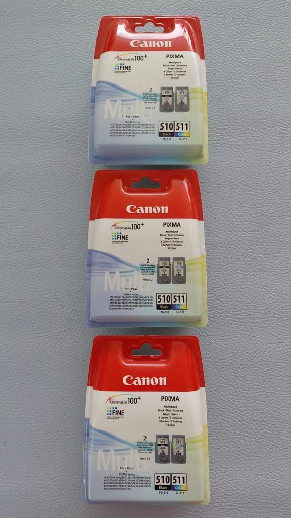 Canon inktpatronen PG520/CL511 (zwart/wit &, Computers en Software, Printerbenodigdheden, Ophalen