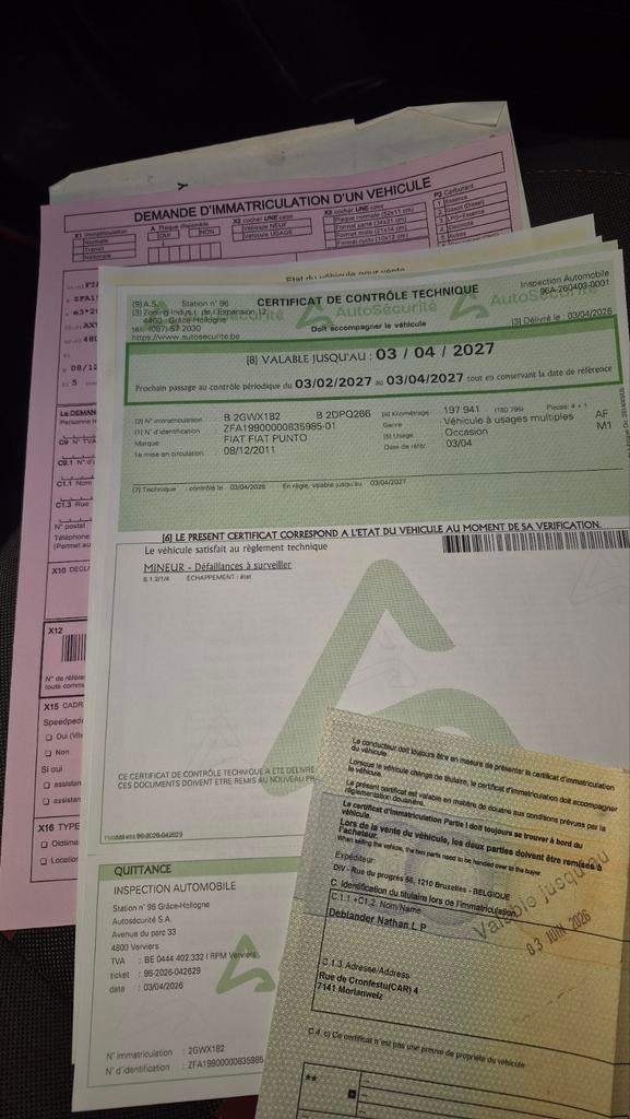 Prête a immatriculé, Auto's, Fiat, Particulier, Grande Punto