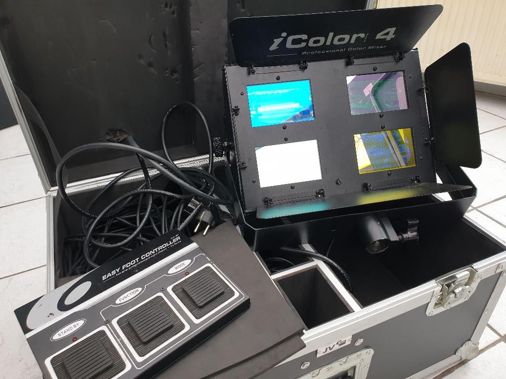 2 X I color 4 JB Systems MK2 + Flightcase + controller, Muziek en Instrumenten, Licht en Laser, Ophalen, Zo goed als nieuw, Licht