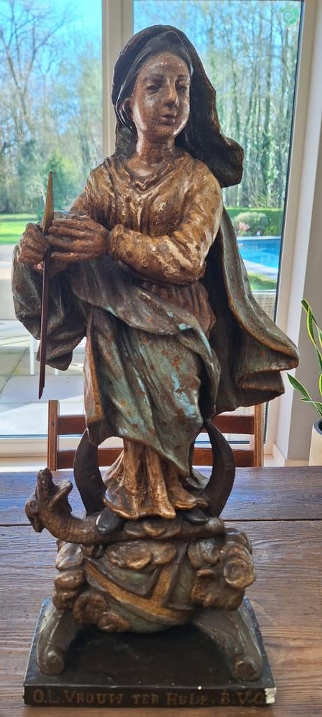 Vierge Marie du XVIIIe siècle, Antiquités & Art, Antiquités | Objets religieux, Enlèvement ou Envoi