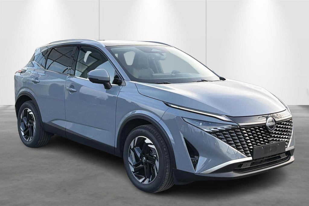 Nissan Qashqai Demo-Hybride-Aut-Pano-Coldpack-Carplay-Airco, Auto's, Stof, 1800 kg, 4 cilinders, 5 zetels