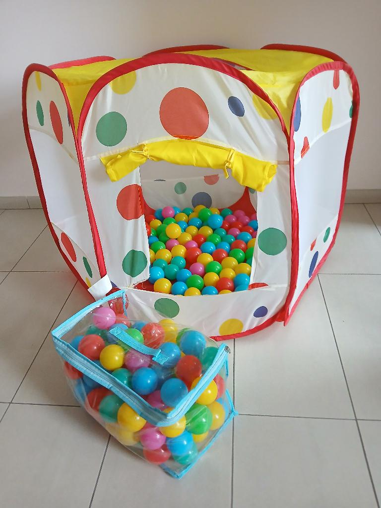 Tente de jeu + 200 balles, Enlèvement, Utilisé