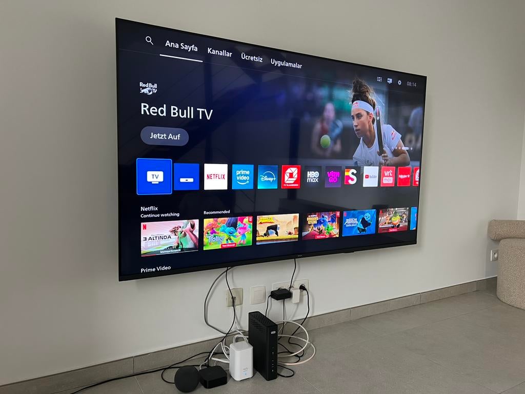 Philips QLED TV 4K 75PUS7800, Enlèvement, Comme neuf, QLED, Philips