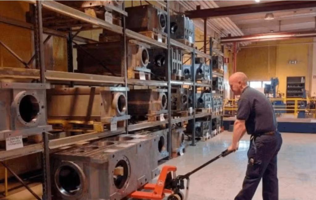 transpallet Toyota BT lifter - Hefvermogen 2300 kg, Doe-het-zelf en Bouw, Palletwagens en Pompwagens, Ophalen