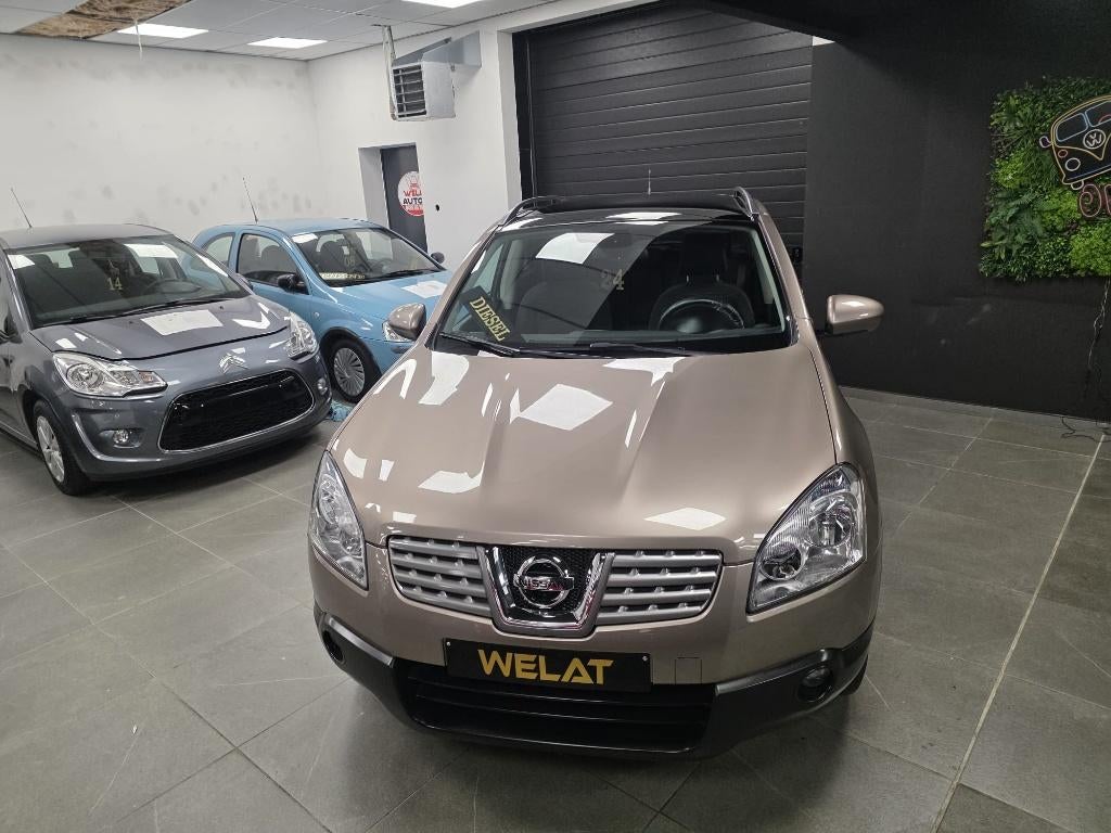 NISSAN QASHQAI 1.5 DIESEL  TOPSTAAT, Auto's, Nissan, Bluetooth, 139 g/km, Zwart, Bruin